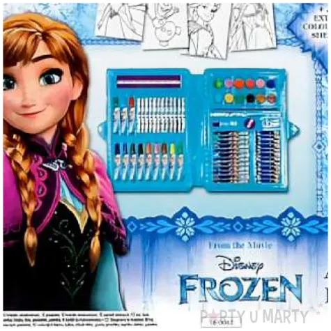 zestaw plastyczny frozen kraina lodu 68 element starpak