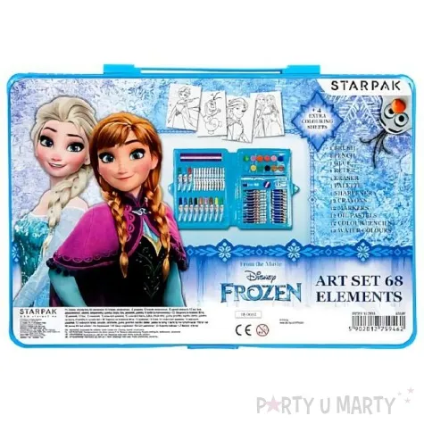 zestaw plastyczny frozen kraina lodu 68 element starpak