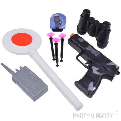 zestaw policjant z lizakiem z drogowki arpex