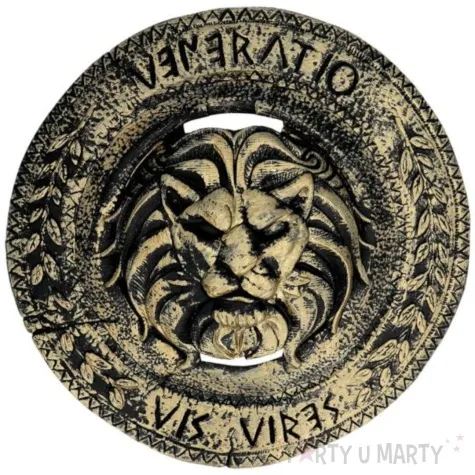 zestaw rycerz tarcza i miecz zloty boland