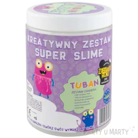 zestaw super slime brokatowy tuban 2 x 100 ml