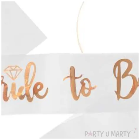 zestaw szarfa z opaska bride to be godan