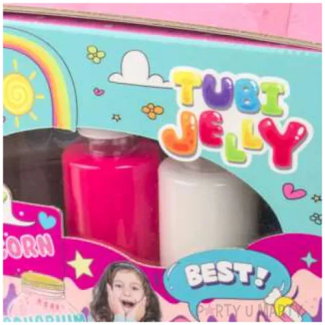 zestaw tubi jelly jednorozec 6 kolorow akwarium tuban