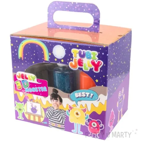 zestaw tubi jelly potworki 6 kolorow akwarium tuban