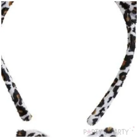 zestaw uszy lamparta z mucha fries