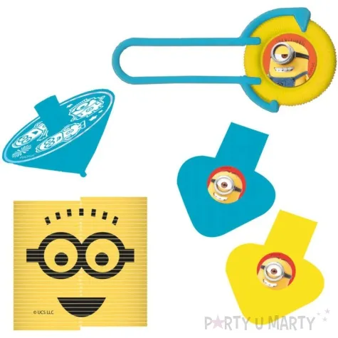 zestaw zabawek szalone minionki amscan 24 szt