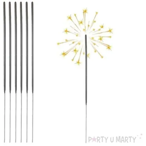 zimne ognie black design triplex 70 cm 6 szt