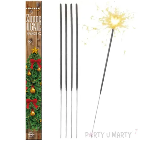 zimne ognie classic choinka triplex 40 cm 5 szt