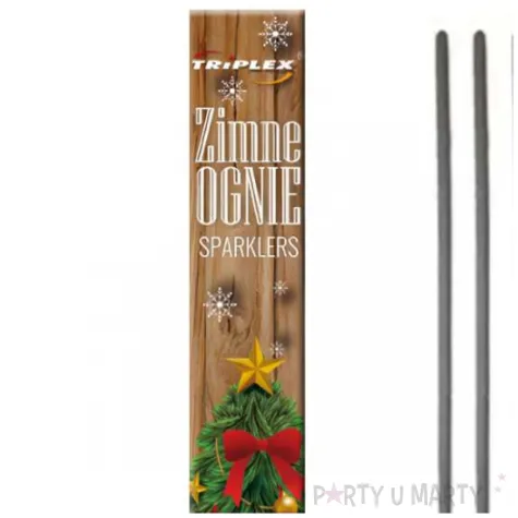 zimne ognie classic choinka triplex 40 cm 5 szt