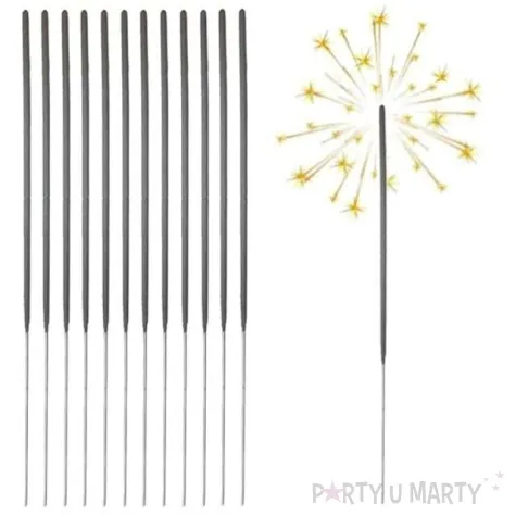 zimne ognie classic srebrne dekora 17 cm 12 szt