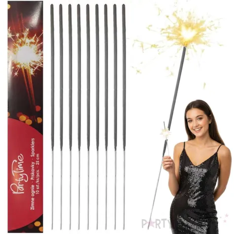 zimne ognie classic sylwester arpex 25 cm 10 szt