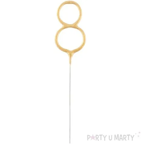 zimne ognie cyfra 8 zlota godan