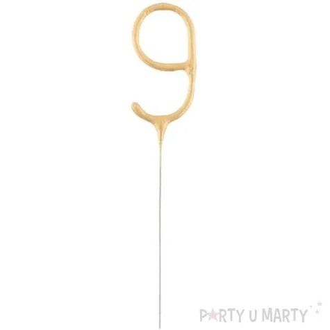 zimne ognie cyfra 9 zlota godan