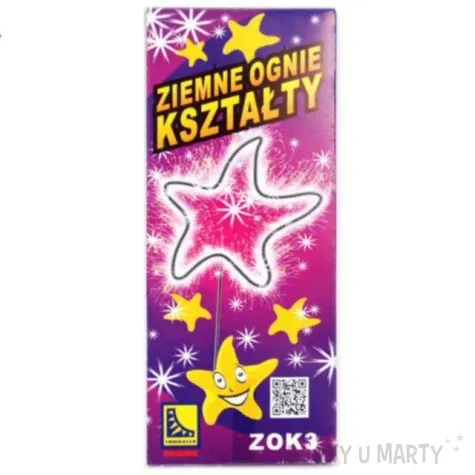 zimne ognie gwiazda srebrne 4 szt