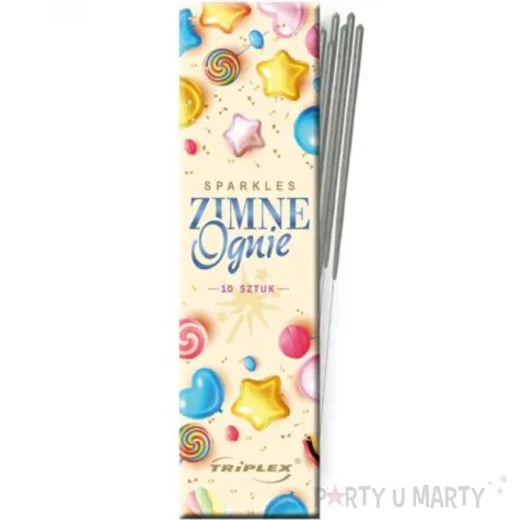 zimne ognie slodkosci triplex 17 cm 10 szt