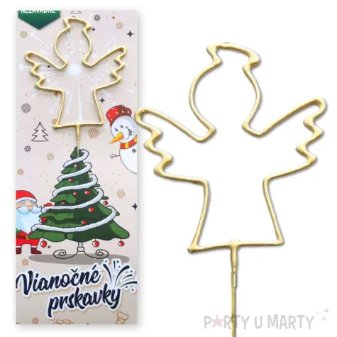 zimny ogien aniolek w aureoli triplex 33 cm