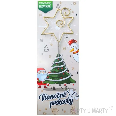 zimny ogien gwiazdka betlejemska triplex 33 cm