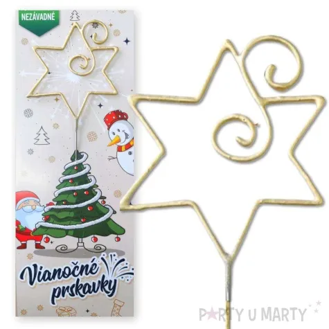 zimny ogien gwiazdka betlejemska triplex 33 cm