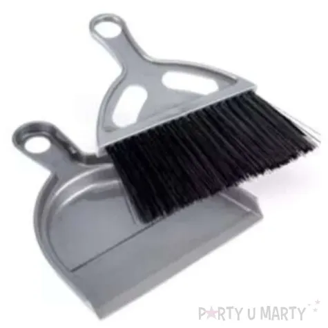 zmiotka z szufelka mini zgrany duet srebrny ravi 1 komplet