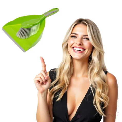 zmiotka z szufelka platinum zielona ravi 1 komplet