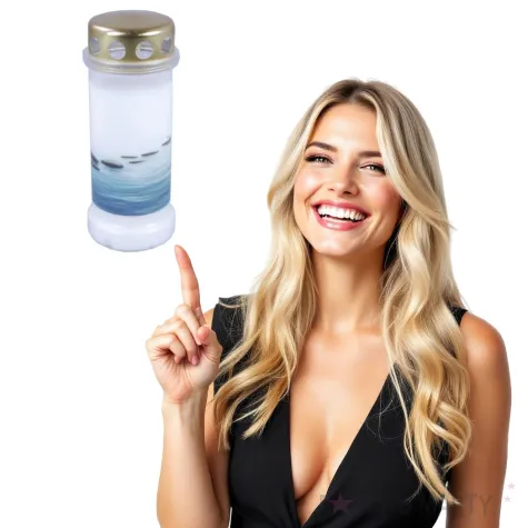 znicz kamienie na wodzie bolsius 6 5x17 cm