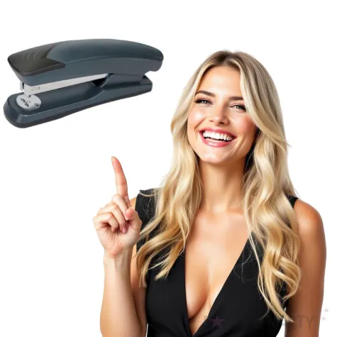 zszywacz biurowy classic grafitowy titanum