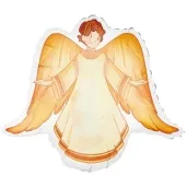 balon foliowy aniol chlopiec pomaranczowy partypal 28 shp