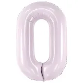 balon foliowy cyfra 0 fioletowy partydeco 34 dgt