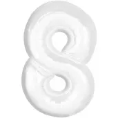 balon foliowy cyfra 8 beauty charm bialy godan 36 dgt