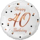 balon foliowy happy birthday 40 b c rozowe zloto godan 18 rnd