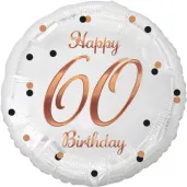 balon foliowy happy birthday 60 b c rozowe zloto godan 18 rnd
