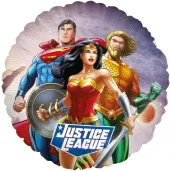 balon foliowy justice league superman wonderwoman i aquaman party factory 18 rnd