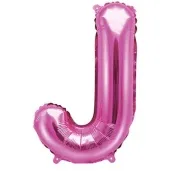 balon foliowy litera j rozowy partydeco 14 ltr