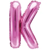 balon foliowy litera k rozowy partydeco 14 ltr