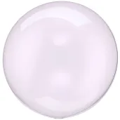 balon foliowy na urodziny wesele transparentna kula przezroczysta fioletowa crystal 16 orb