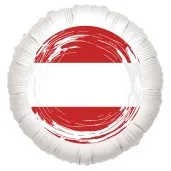 balon foliowy panstwa swiata austria bialy 18 rnd
