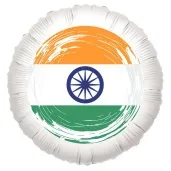 balon foliowy panstwa swiata indie bialy 18 rnd
