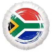 balon foliowy panstwa swiata rpa bialy 18 rnd