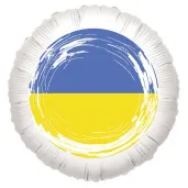 balon foliowy panstwa swiata ukraina bialy 18 rnd