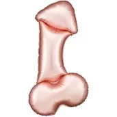 balon foliowy penis rose gold partydeco 44 shp