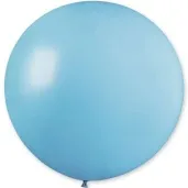 balon g30 pastel olbrzym 80 cm niebieski jasny gemar 31