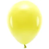 balony ekologiczne zolte partydeco 10 10 szt