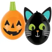 balony halloween friends diy dynia i kotek mix amscan 11 2 szt