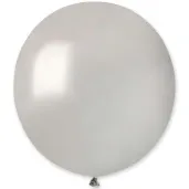 balony metallic srebrny gemar 19 25 szt