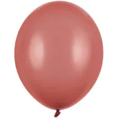 balony pastel burgundowy strong 11 100 szt