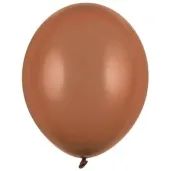 balony pastel mocca strong 9 100 szt
