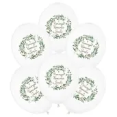 balony pierwsza komunia swieta z galazkami partydeco 12 6 szt