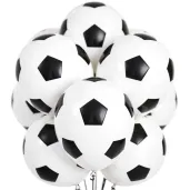 balony pilka nozna biale strong 12 6 szt