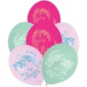 balony pretty pony pastel mix amscan 9 6 szt