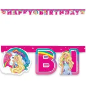 baner barbie dreamtopia amscan rozowy 200 cm